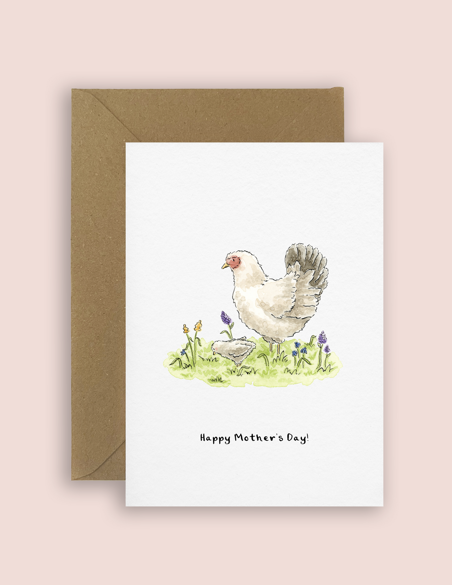 "Happy Mother's Day!" Chicken Mother's Day Card