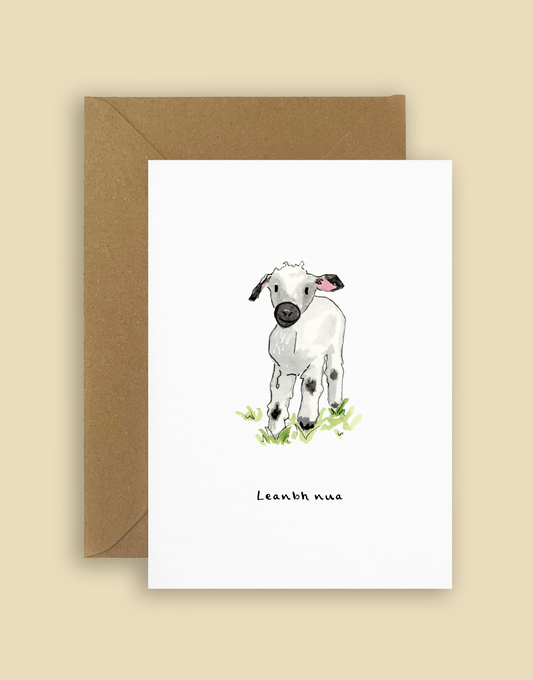 "Leanbh nua" New baby card