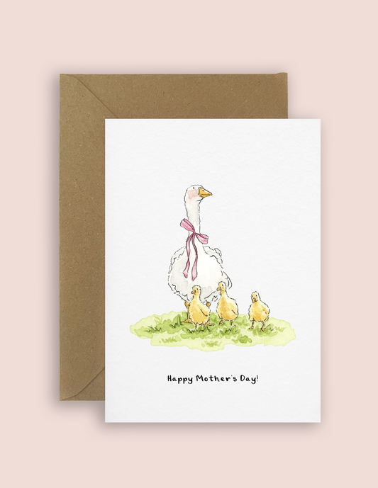 "Happy Mother's Day!" Goose Mother's Day Card
